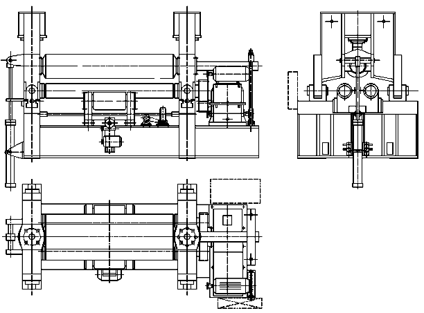 How the internal structure of the sheet metal rolling machine is designed？