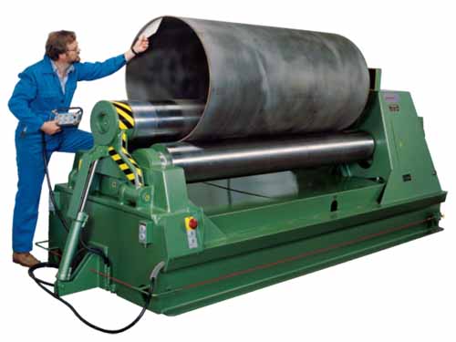 W11S plate rolling machine rolling process